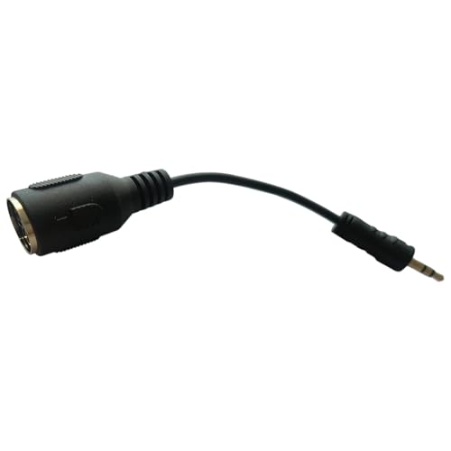 Ducevnaoe 2�Z�b�g Type-A MIDI To 3.5mm�A�_�v�^�[ 5.9�C���` MIDI���X To TRS�I�X 3.5mm�I�X�u���C�N�A�E�g�P�[�u�� �I�[�f�B�I�R���o�[�^�[ �V���Z�T�C�U�[ �L�[�{�[�h DAW�p