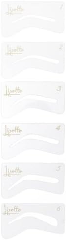 Lizette Eyebrow Makeup Kit (Light Brown), 0.1 Oz