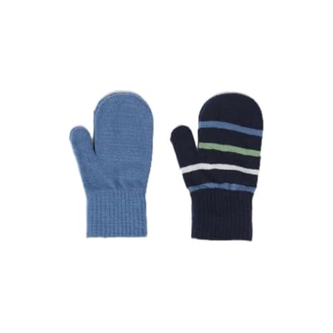 Polarn O. Pyret 2-PACK ECO MAGIC MITTENS (6MOS-4YRS) - 6 months-4 years/Dark Sapphire Cover