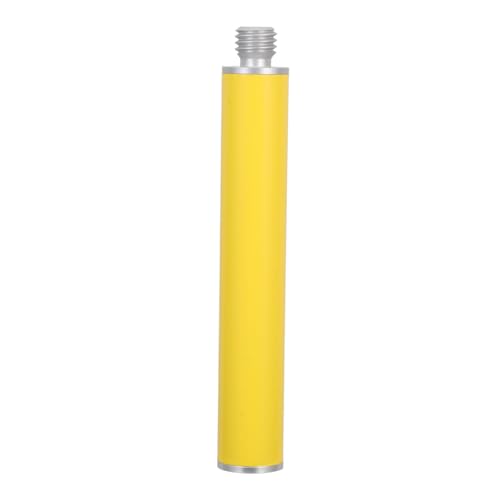 NUOBESTY Poste de injerto de accesorios topográficos varilla de extensión roscada varilla de reconocimiento barra de extensión universal aleación de aluminio Yellow