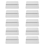 Uonlytech Aluminium Autolackier Farbtestkarten 10 Stück Präzise Sprühlack Farbabstimmungs Tafeln für Kfz Lackreparaturen Robuste Testplatten für Mobile Lackierarbeiten