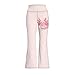Yruonazao Cute Girls Flare Leggings 9-10 Axolotl Pants for Teen Girls Stretchy with Tummy Control Full Length Pants High Waisted Soft and Anti Wrinkle Suitable for All Seasons