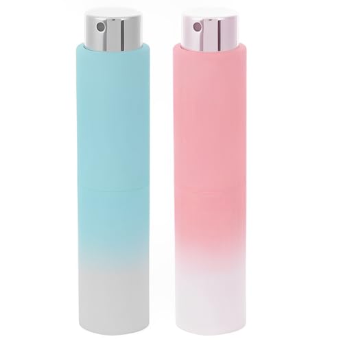 AYVRUOP Vaporisateur de parfum, flacon distributeur de parfum, réutilisable, bec rétractable, couleur émail cuit perle, 8ml
