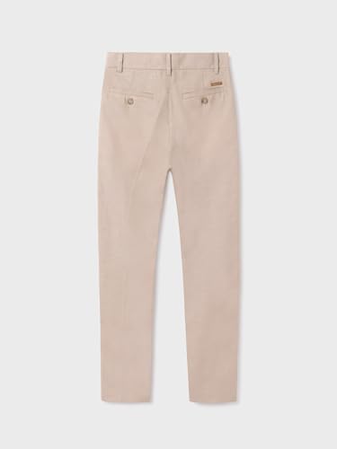 Mayoral Natural Suiting Pants for Boys Coconut2