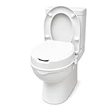 PLUS SANTE - Oasis Toilettensitzerhöhung 5,10,15 cm mit oder ohne Deckel, Installation ohne Werkzeug, sichere Befestigung, maximale Belastung 150 kg, anpassbar & leicht zu reinigen (15 cm, mit Deckel)
