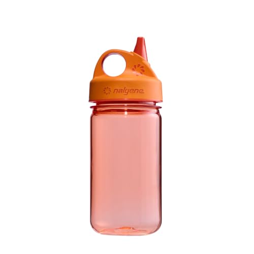 Botellas Nalgene Grip-n-Gulp Sustain en color naranja para el parque 2