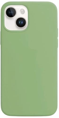 Image of Premium Liquid Silicone Case for iPhone 11 - Slim Full Body Protective Back Cover with Soft Microfiber Lining, Anti-Slip Grip Scratch Resistant Phone Case(Green)