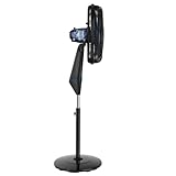 Ventilador de Coluna Arno Xtreme Force Breeze 40cm VB4C, 126W, 6 Pás, 3 Velocidades, Oscilação 80º, Power Zone, Modo Sono Tranquilo, Altura Ajustável de até 1,5m, 220V glide