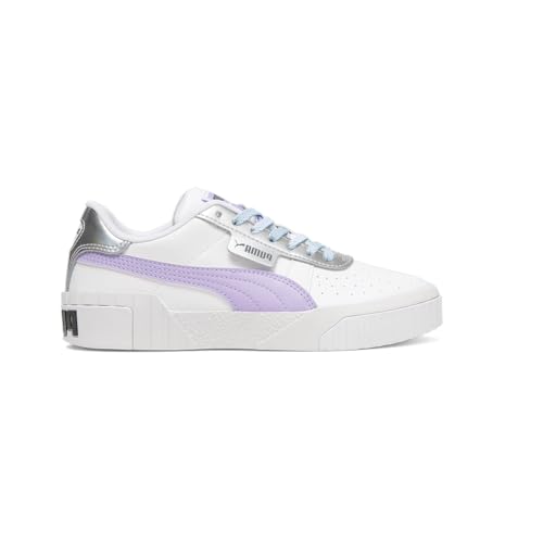 PUMA Kids Girls Cali Frozen Over Lace Up Sneakers Shoes Casual - White - Size 6 M