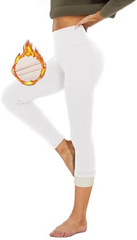 HLTPRO Thermo Leggings Damen Gefüttert High Waist Blickdicht Winter | Warme Thermoleggings mit Weichem Fleecefutter, Thermohose Dick und Bequem für Outdoor und Zuhause