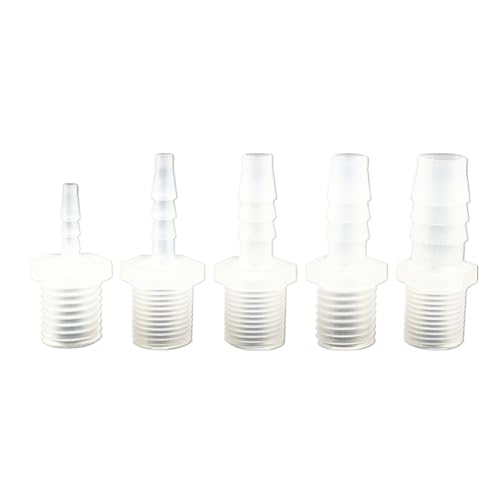 Raccord direct en plastique transparent 12 mm M12 raccordement tuyau aquarium SERDAS