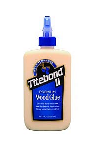 Franklin 5003 8 oz. Titebond II Premium Wood Glue - 12ct. Case