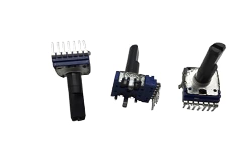 Potentiomètre double RK14 A20K avec axe long de 23 mm à double piste