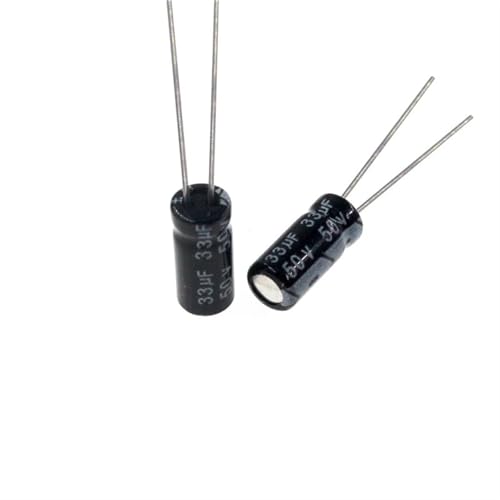 Condensateur radial 33uF 50V pour réparation de consoles de jeux et appareils vintage