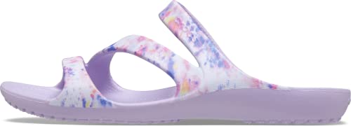 Image of Crocs Women Kadee II Tie Dye Graphic Sandal
