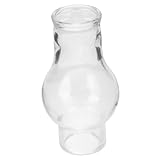 Cheminée de lampe à huile antique : abat-jour de lampe à huile en verre est simple et pratique à utiliser, vous offre une expérience agréable, cheminée de lampe à huile vintage