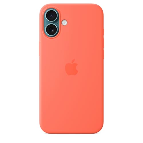 Apple Silicone Case with MagSafe Tangerine Apple iPhone 16 Plus - vue 5