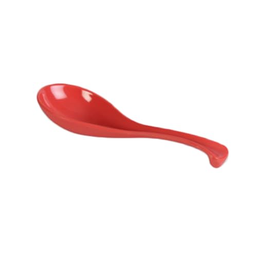 7000R Spoon, 1 oz., 6-3/8" L, Solid, Break-Resistant, Dishwasher Safe, Melamine, Orange, Pack of 12