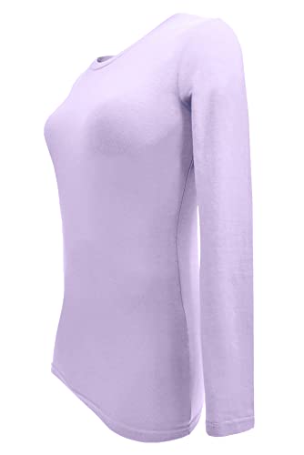 Natural Uniforms Cotton Essentials Women'S Under Scrub Tee Crew Neck Long Sleeve T-Shirt thumb #2