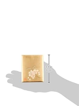 Amazon.co.jp: タジマ 金沢金箔 純金箔印鑑ケース 小 桜