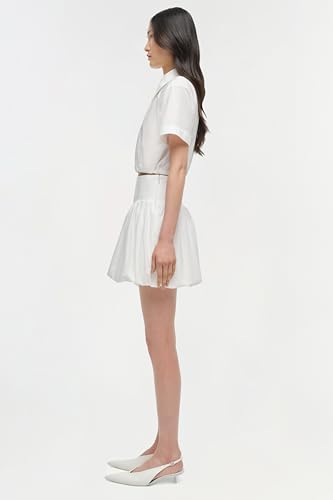 Pippa Cotton Mini Skirt4