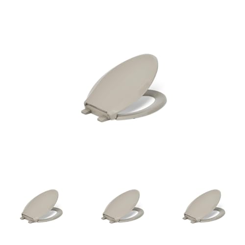 Image of KOHLER CACHET Nightlight Soft Close Toilet Seat Elongated, ReadyLatch, Grip-Tight Hardware, SANDBAR (Pack of 4)