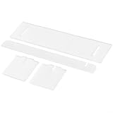 Matériau acrylique transparent : ce présentoir est fabriqué en matériau acrylique, transparent et imperméable. Sa construction robuste garantit que vos objets exposés sont exposés en toute sécurité sans risque de dommages ou de casse.