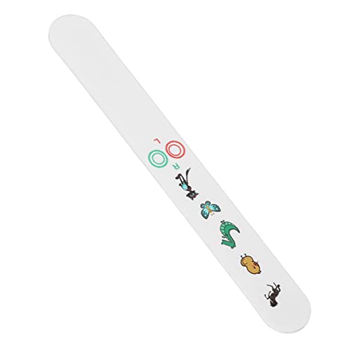 Image of Eye Chart, Fixation Stick Vision Tester, Coating Thicken, Clear Colorful Animal Patterns, Kids Vision Optometry Test Card(No. 2)