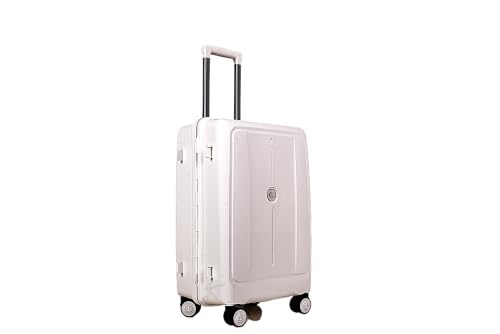 Image of Tokyo Premium Trolley Bag, Large-White | Zipperless Design, TSA Lock, White, Cabin Medium Large 3pc Set Available