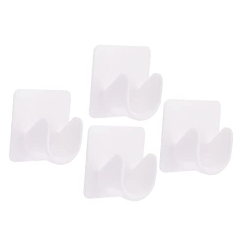 VINTORKY 4Pcs Curtain Rod Support Brackets Heavy Duty Wall Mounted Holders for Easy Installation Bedroom Living Room Office and Kitchen and Design