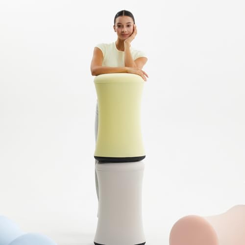 Image of TopJob Boba Chair Stylish Ergonomic Active Wobble Stool, ADHD Chair, Improves Posture and Focus, Ergonomic with Height Adjustable Stool for Adults Children for Home Office