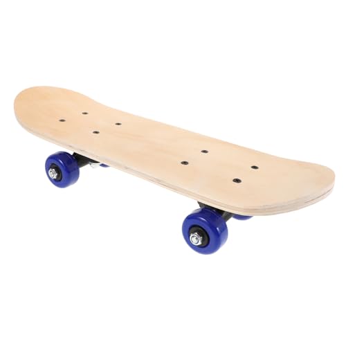 Planche de skateboard bois brut Toyvian deck vierge double tail à peindre