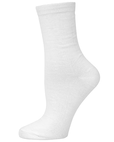 Image of Gelante 12-Pair Women's Crew Socks, Soft Thin Lightweight Breathable Athletic & Casual
