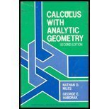 Hardcover Calculus With Analytic Geometry (2nd Edition) (Prentice-Hall Series in Technical Mathematics) Book