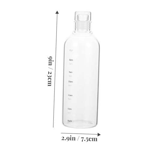 Botella plástico transparente para pícnic con gran capacidad resistente a caídas 2