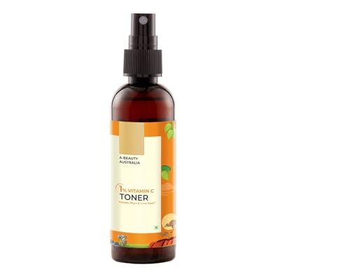 RK Australian Tónico de vitamina C al 1% para una piel radiante con ciruela Kakadu y Lime Pearl™ | Tónico de vitamina C para piel seca | Tónico de vitamina C para apretar y refinar poros abiertos |