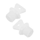 Vaguelly 2 Stück Wärmflaschenstecker Verschlussstopfen Heißwassersackstopfen Auslaufsicherer Wasserstopfen Wärmflaschen Bleiben Stehen Ersatz-kleinstopfen Stecker Für Wärmflaschen Pp Weiß