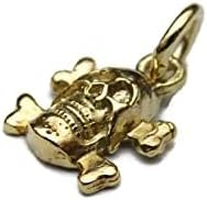 14k Yellow Gold Skull #2