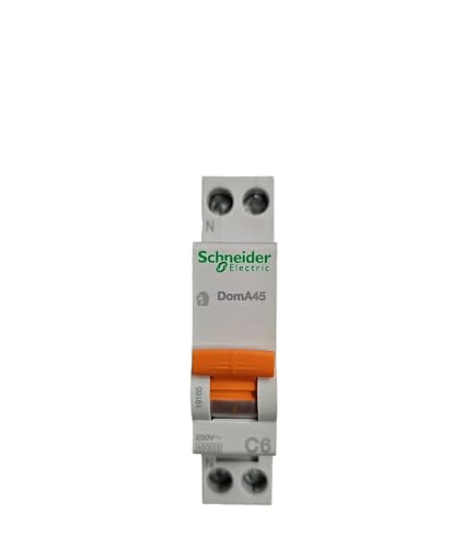 Schneider Interrupteur Magnétothermique Automatique 10A - Circuit Breaker - 10 amps - Montage Panneau - 1 pôle