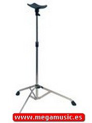 SOPORTE TUBA - Konig & Meyer (14951) Para Tocar (3 Patas) Proteccion Goma (Niquelado) Para Adultos