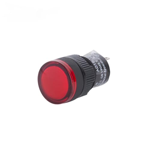 Luz indicadora AD16-12A/r23 evita paros mecánicos con señalización clara 12mm