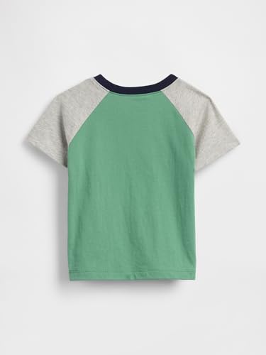 Image of Gap Baby Boys' Short Sleeve Raglan Logo Tee