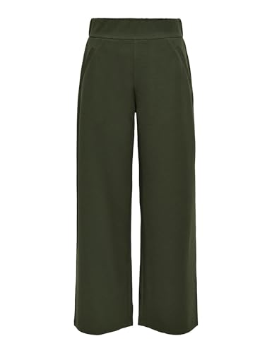 JdY Damen Jdylouisville Catia Life Wd PNT JRS Noos Hose Mit Hohem Bund Und Weitem Bein, Forest Night, M / 32L JdY Damen Jdylouisville Catia Life Wd PNT JRS Noos Hose Mit Hohem Bund Und Weitem Bein, Forest Night, M / 32L