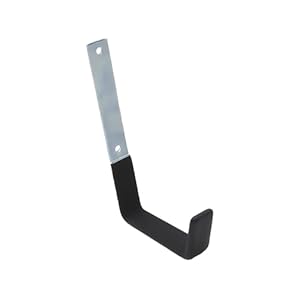 Oxxggkao Robuster Metallhaken Für Leiter Fahrrad Werkzeugaufbewahrungsausrüs... Garage Gartenschuppen Organisationszubehör Vertikaler Fahrradaufbewahrungshaken Für Schuppen