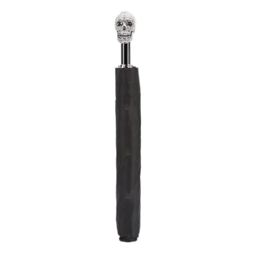 Parapluie Pasotti Skull with Crystals folding umbrella cadeau idéal - 6