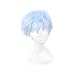 WHBHD 2022 Kuroko No Cesto Cestino Tetsuya Kuroko Parrucca Cosplay 30cm Breve Luce Blu Resistente al Calore Capelli perubas perucas Anime Costume Parrucche