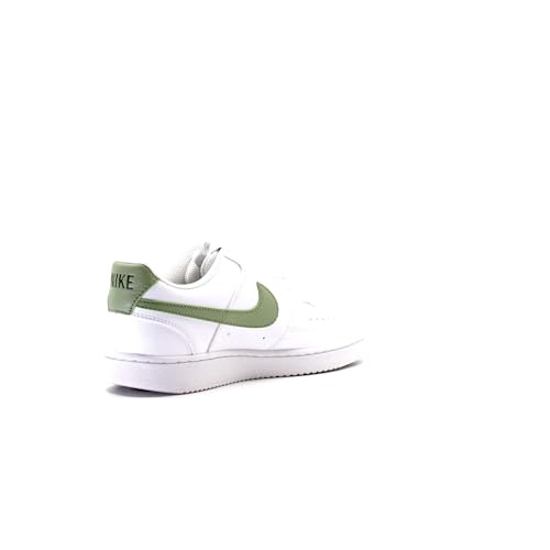 Nike Court Vision Lo NN Men's Trainers DH2987 Sneakers Shoes, White/Oil Green-Medium Olive, 11 M US