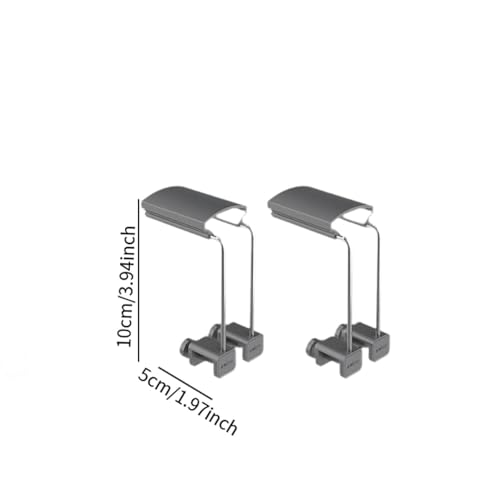 Image of CALANDIS 2X Aquarium Light Mounting Bracket Portable Aquarium Lamp Stand for Aquarium 10X5X2Cm | Lighting & Bulbs | Fish & Aquariums