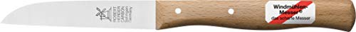 Foto von 2 x Gemüsemesser, kleines Küchenmesser mit Holzgriff, Schälmesser, 8,5 cm Herder Windmühlenmesser Klassiker mittel