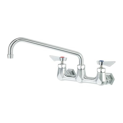 Robinet mural bec pivotant 30,5 cm entraxe 20,3 cm série Diamond